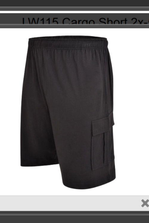 Larger mens Black  jersey cotton cargo shorts 2xl 3xl 4xl 5xl